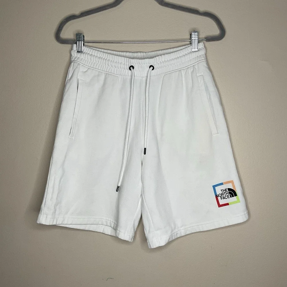 THE NORTH FACE Cord Shorts‎ Mens SP White Outdoor Drawstring Pull On